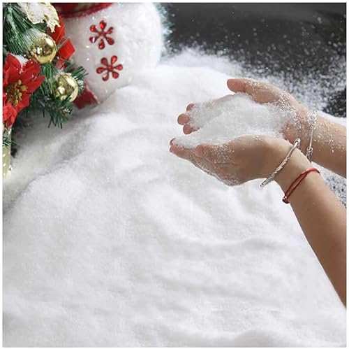 Miniatura 2 de Copos de nieve artificiales de plástico falso para decoración de vacaciones de invierno, bolsa de 3 x 10 onzas