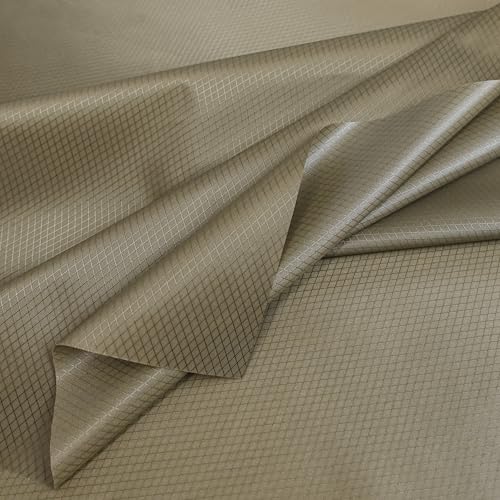 emma kites Khaki Ripstop Nylon PU3000 Waterproof 1.9 oz 70D...