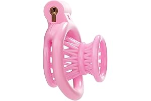 FREDORCH Negative Chastity Cage for Intense Sexual Bondage - Nylon Reticulate Hollowing...