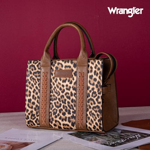 Bolso Tote con Estampado Leopardo y Monederos Pequeños para Mujer miniatura 3