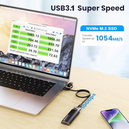 DELXING M.2 NVME SSD Enclosure Adapter の商品画像 2