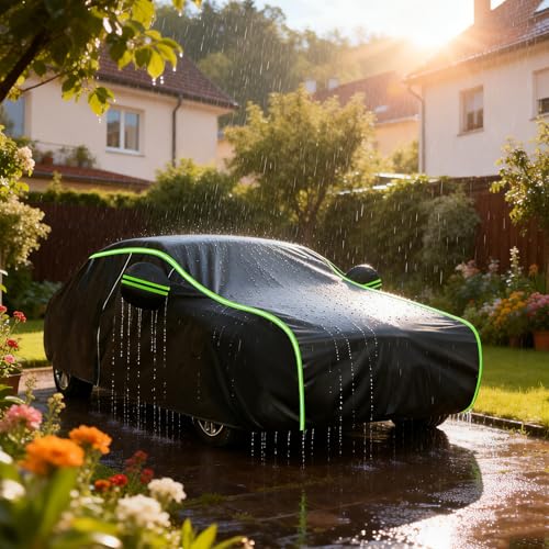 Bâche Voiture Extérieur Étanche pour Volkswagen Passat B8 Housse Auto en Tissu Oxford 190T Respirante, Protection 4 Saisons Anti-UV Pluie Neige Poussière,...