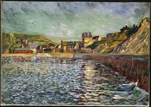 Peinture paysagère Paul Signac pour une ambiance de salon apaisante