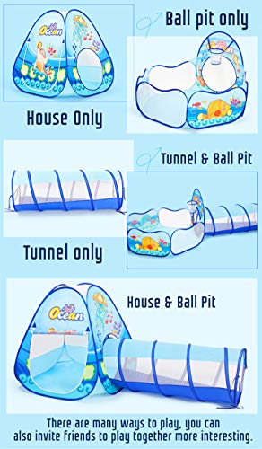 Tente Tunnel Enfant Benebomo – Jeu Pliable 0-6 Ans 🎁 – Image 8