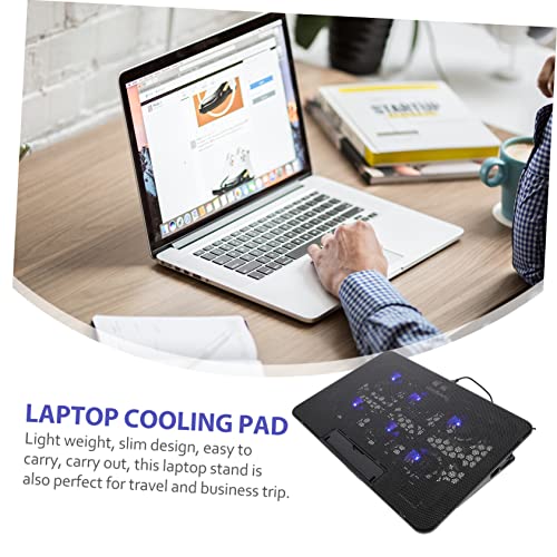 Base para Laptop con Ventiladores Dobles y Altura Ajustable miniatura 5