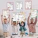 Harloon 50 Pcs All About Me Posters Star Student DIY Color Unframed Poster Supplies for Kindergarten, Elementary School Kids to Display Themselves with Pride