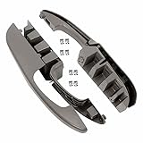 NewYall Pair Grey Interior Door Pull Handle Armrest for 2003-2018 Chevrolet Express GMC Savana 1500 2500 3500 Inner Left Driver and Right Passenger Side 25750064 10388390