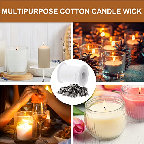 1 set de pabilos de algodón para velas miniatura 5
