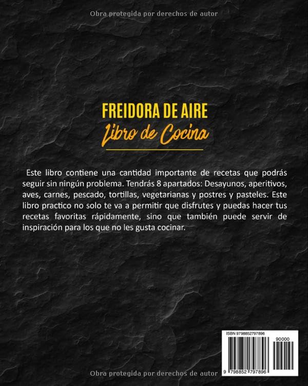 Miniatura 2 de FREIDORA DE AIRE Libro de cocina Recetas Saludables Sencillas y Sabrosas para Freír y Asar Rápidamente tus Platos, También Vegetarianos. Incluye ...