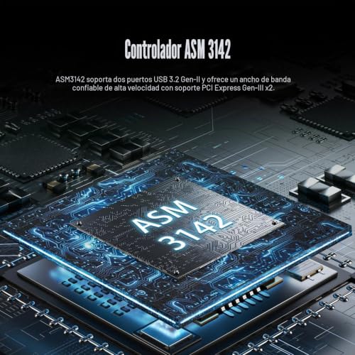 Tarjeta PCIe USB C para añadir puertos tipo C de 10Gbps a placa base de PC 6