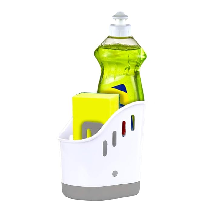 Buy Sink Caddy Sponge Holder, Dish Soap Organizer for Kitchen Sink with