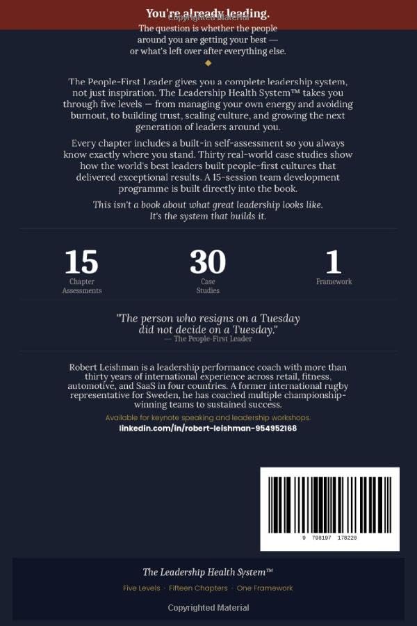 The People First Leader: Practical Tools To Build Teams That Stay, Perform, and Thrive image 3