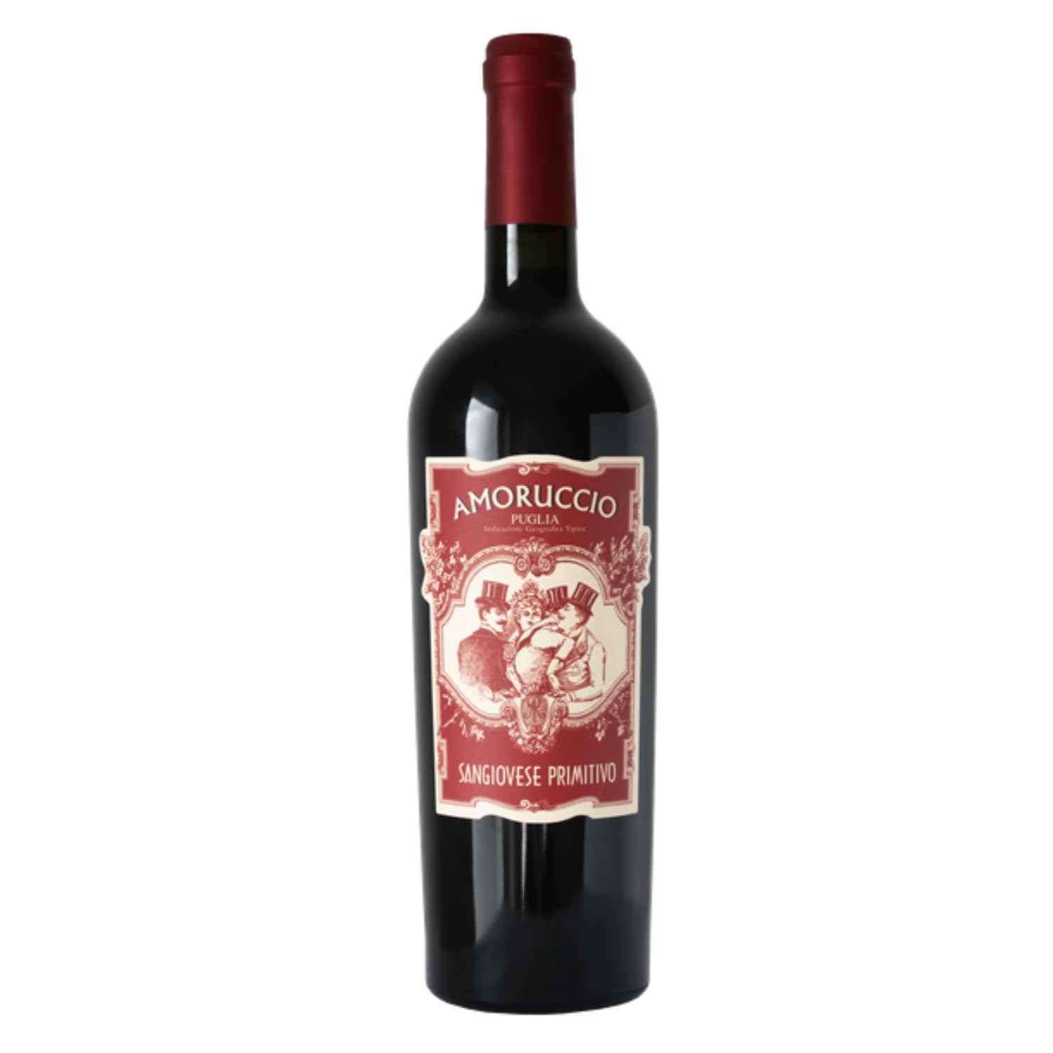 Rocca - Amoruccio Sangiovese-Primitivo Puglia IGT Rotwein Italien rot trocken inkl. FeinWert E-Book (1 x 0,75l)