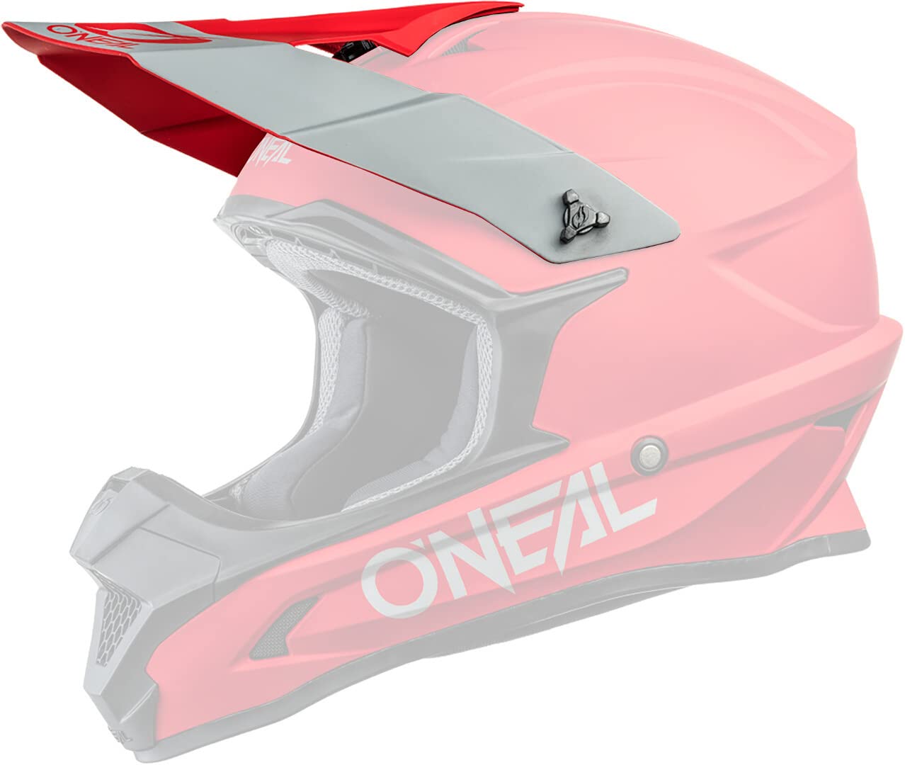 O'Neal 1 Series Solid Replacement Helmet Visor Red