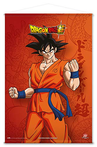 Póster tela Dragon Ball - Póster para enrollar - Decoracion pared Dragon Ball │ Póster Goku -...