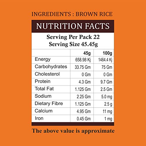 Image of Oreal Brown Rice, Pack of 3 (1 KG Each) Combo Pack of Long Grain Brown Rice, Traditional Rice and Kheer Rice