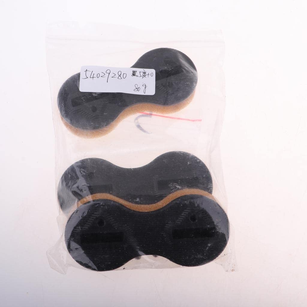 CALANDIS® 3pcs Plastic Fusion Fins Plug Surfboard Tri Fins Base Black 2x5+1x0deg-image-45