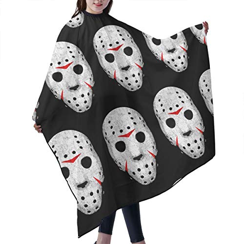 Horror Skull Barber Cape,Professional Salon Cape For Men Women Adults,Polyester Hairdressing Haircut Apron Hairdressing Gown Cape 55x66