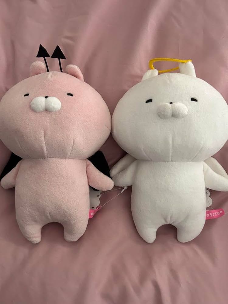 Amazon.co.jp: うさまる うさこ 天使 悪魔 ぬい 9QU27AOC : おもちゃ