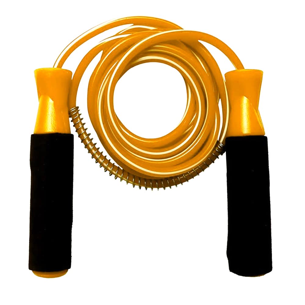 Skipping Rope for Men, Women & Children - Jump Rope for Exercise Workout & Weight Loss - Tangle Free Jumping Rope for Kids (Multicolor) Material: Polyvinyl Chloride-image-9