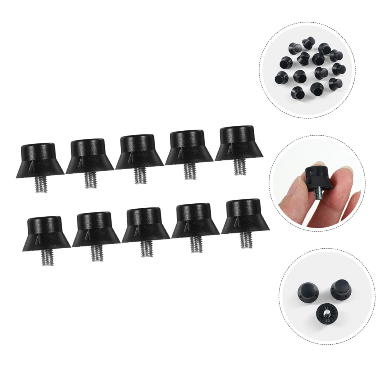 WOFASHPURET Track Shoe Spikes 13mm Soccer Cleats Nails Nylon Material Lightweight Stable Running Shoes Accessories