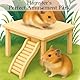 Hamster Plattform, Hamster Zubehör aus Holz, 2-teiliges Set mit Kletterleiter, Erhöht den Aktivitätsraum für kleine Haustiere, 15 x 8 x 10.2 cm
