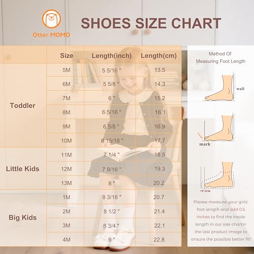 Image of Otter MOMO Girls Open Toe Princess Flat Sandals with Comfort Sole Summer Sandals