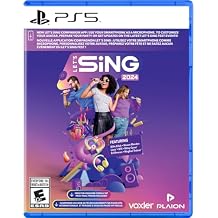 Lets Sing 2024 + 2 soft bundled mics - PlayStation 5