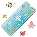 Bambini Tappetino Vasca Antiscivolo,100 x 40 cm Antiscivolo Tappetini per Doccia, Simpatici Design Tappetino da Bagno, Senza BPA e Lavabile in Lavatrice
