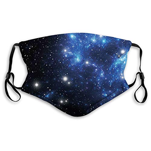 Comfortable Printed mask,Constellation, Outer Space Star Nebula Astral...