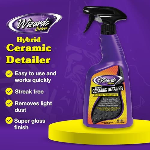 Wizards Select Hybrid Quick Ceramic Detailer Spray 22 fl oz miniatura 2