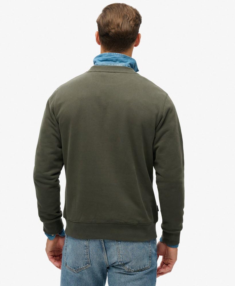 Superdry Herren Essential Logo Rundhals-Sweatshirt
