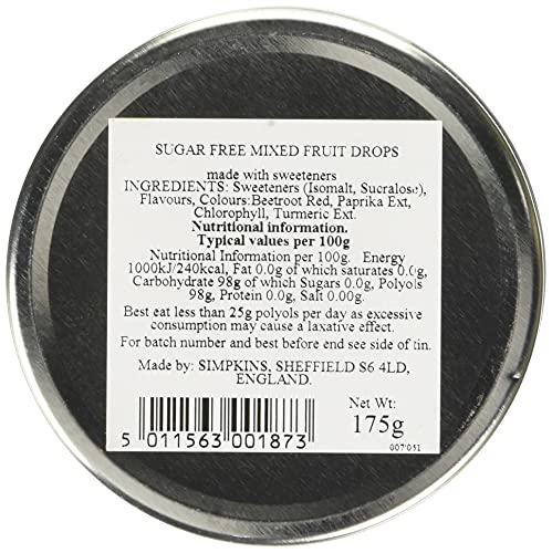 Simpkin Simpkins T/sweets Sf Mixed Fruit 175g miniatura 4