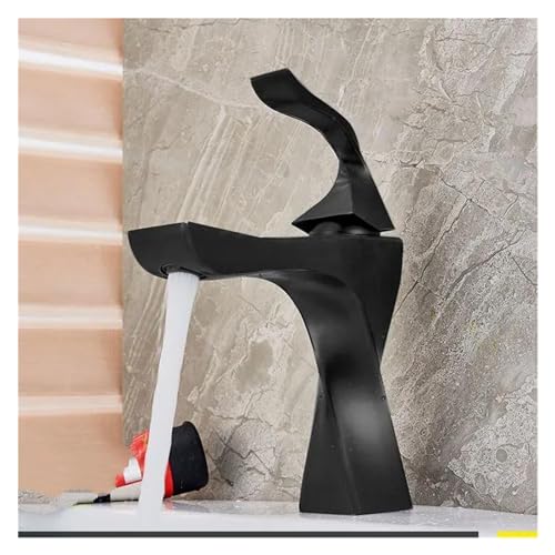 Mitigeur de cuisine en laiton or chromé au design moderne - 2