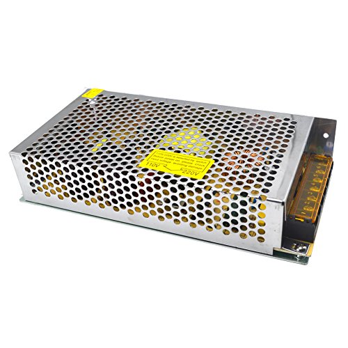 Padarsey 110/220V to DC 12V 10A 120W Switch Power Supply Driver Power Transformer for CCTV Camera Security System LED Strip Light(12V 10A)2