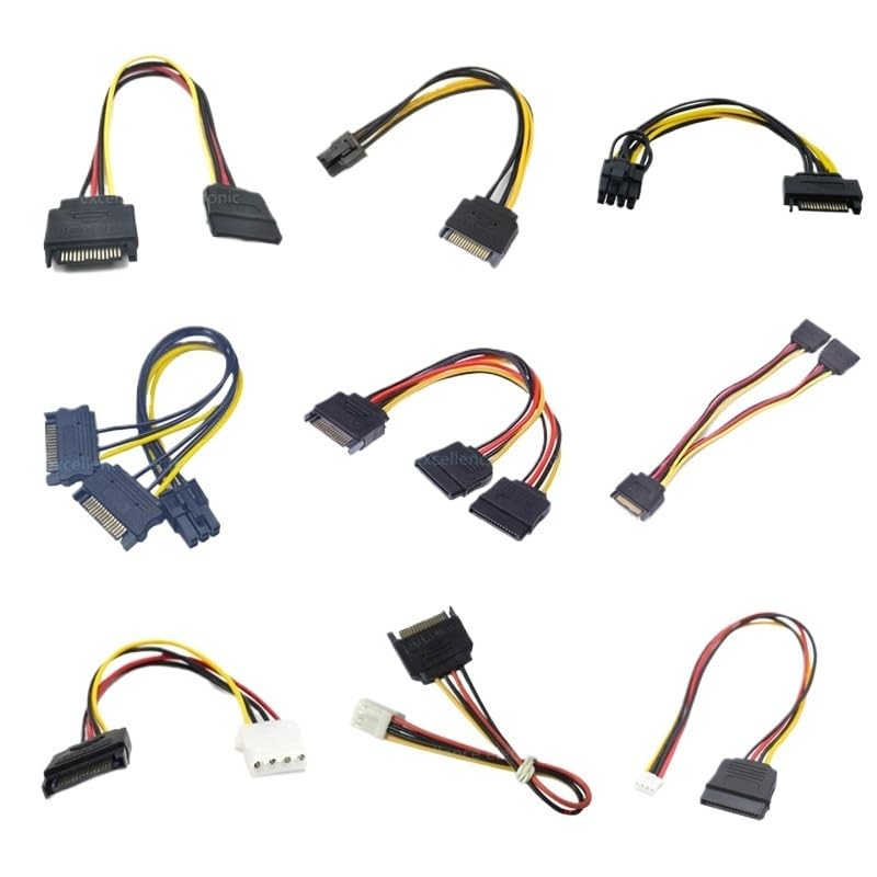 Cable de alimentación SATA hembra a PH 20 cm miniatura 2