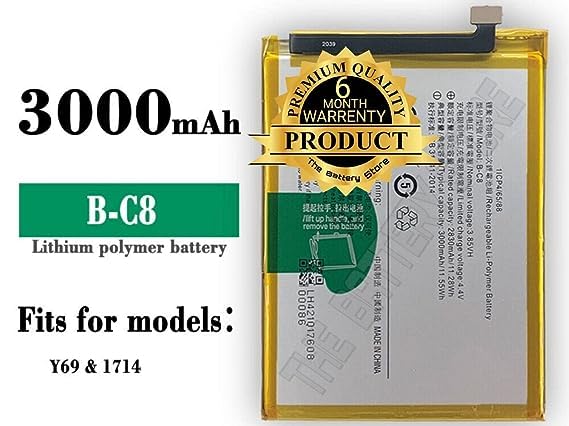 Image of Original B-C8 Battery for Vivo Y69 1714 Battery with 6 Month Warranty ***(G00191)