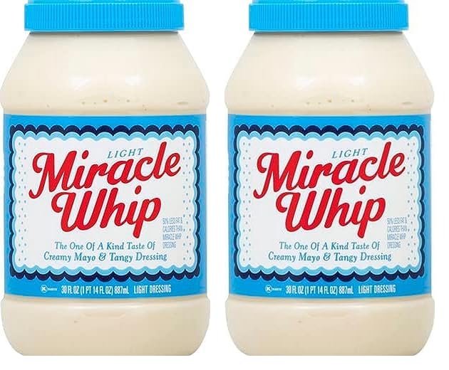 Miracle Whip Light Dressing (30 oz Jar) (Pack of 2)