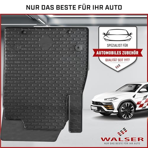 hohe Ränder fangen Schmutz ein - Detailansicht von Walser DirtGuard Fußmatten VW ID.4 Deal – Dealfoxx.de