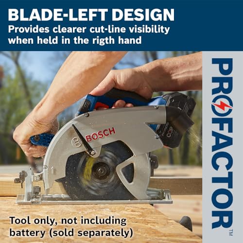 Image of BOSCH GKS18V-26LN PROFACTOR 18V 7-1 /4 In. Blade-Left Circular Saw (Bare Tool)