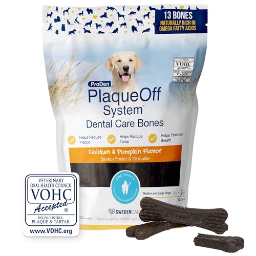 ProDen PlaqueOff Bouchées Dentaires Chien, 482g