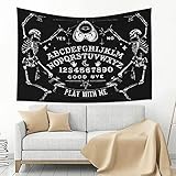 Vintage Magic Ouija Board Tapestry Wall Hanging Tapestries Wall Blanket Bedding Wall Art Decoration For Living Room Bedroom Dorm Home 40x60 Inch