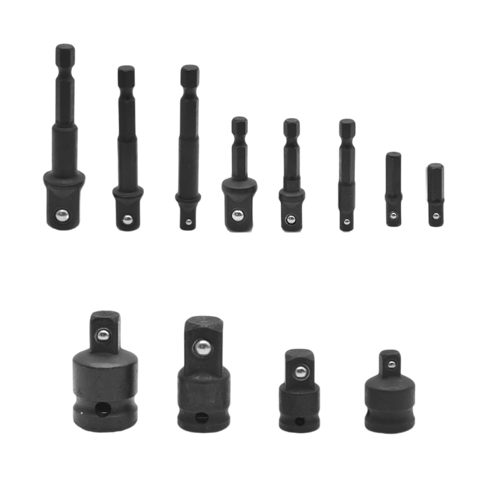 Woedpez 12Pcs Hexagonal Shanks Socket Adapter Set Impacts Prepared Hexagonal Shanks Adapter Upgrades For Versatile Use In Automotive & Home Repair Automotive Repair Set