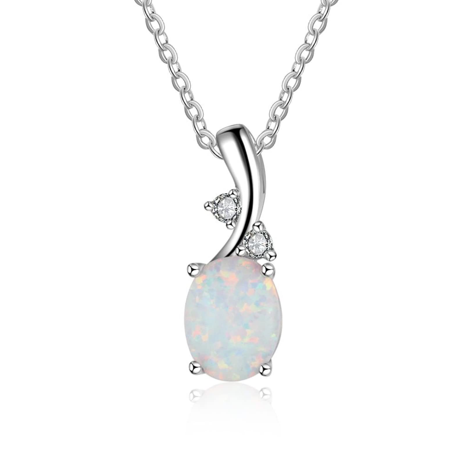 Pendente In Pietra Preziosa Labradorite Blu In Argento Sterling 925