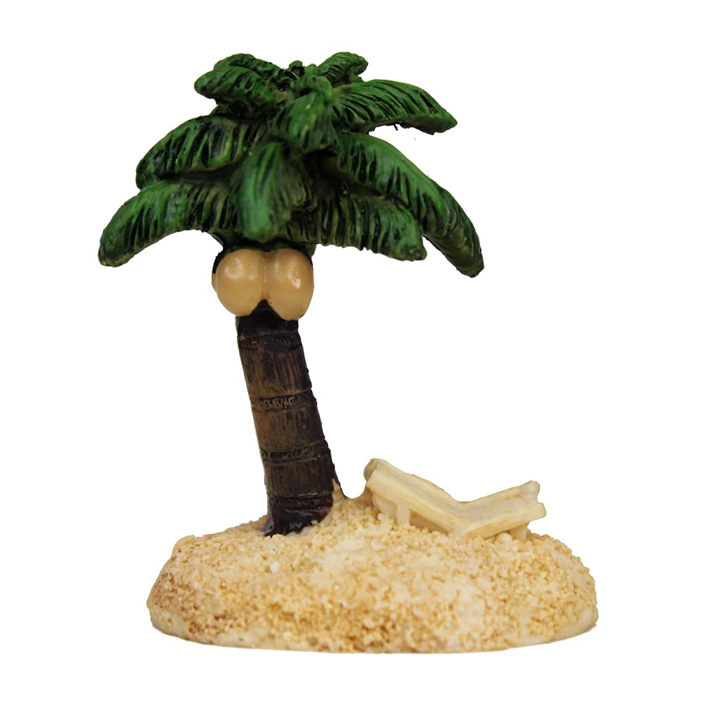 Wonderland Coconut Tree Statue | Size 2 inches | Material Resin | for Miniature Garden Decoration, Bonsai Decoration, Home & Garden Decoration, Doll House Accessories, Terrarium Decor (B07HD267CJ) Amazon Price History, Amazon Price Tracker