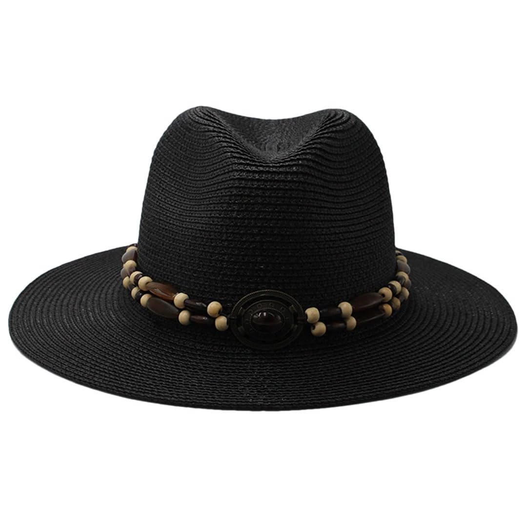Cappelli Panama in paglia morbida da uomo e da donna, cappelli a tesa larga, cappelli Sombrero Beach Fedora Outdoor Travel