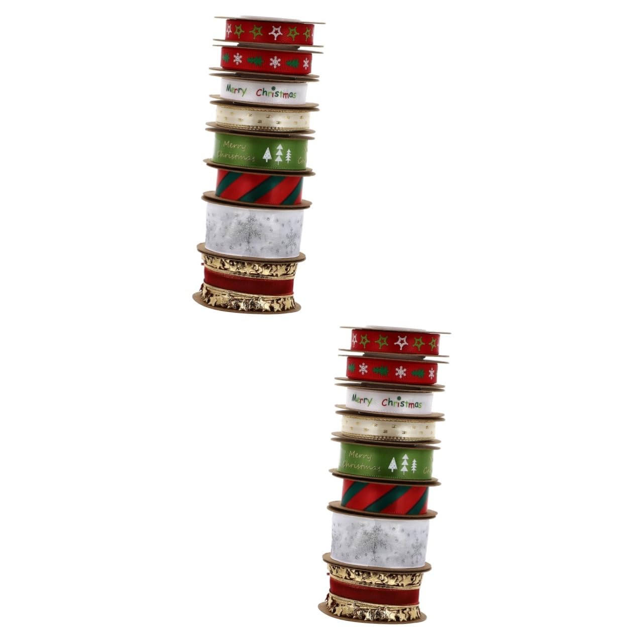 SHINEOFI 16stücke Weihnachts-ribbons Für Geschenkverpackung Und Dekoration Bunte Satinbänder Für Festlichkeiten Und Kreative Weihnachtsgestaltungen