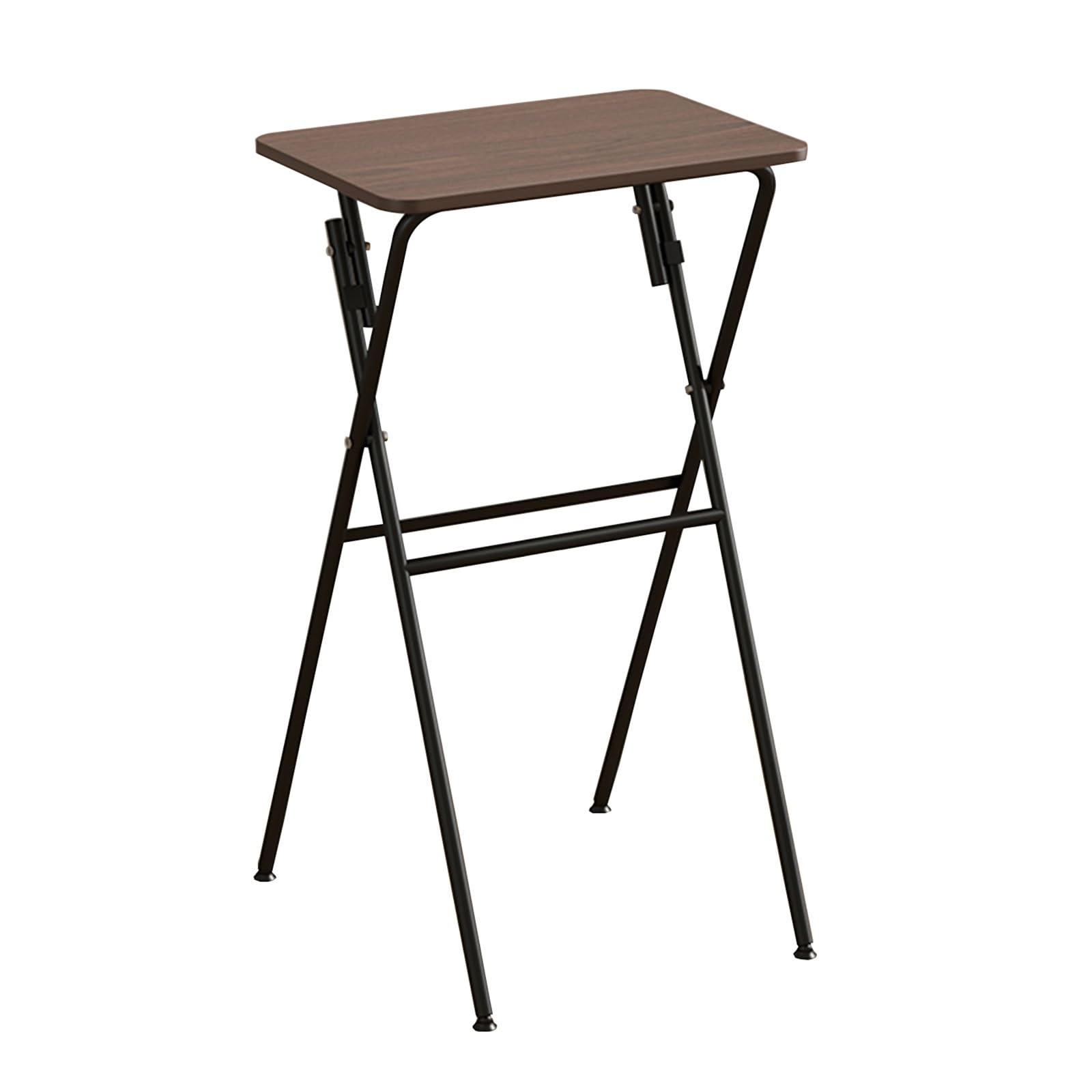 Folding Standing Desk for Small Space, Laptop Stand for Sitting or Standing, Portable Tall Foldable for Home, Office, No Assembly Needed, 40.7in