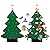 Aytai DIY Felt Christmas Tree Set with Ornaments for Kids, Xmas Gifts, New Year Door Wall Hanging Decorations