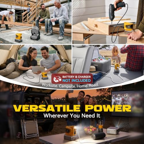 Ecarke 220W Power Inverter for DeWALT 20V Batteries - image 8